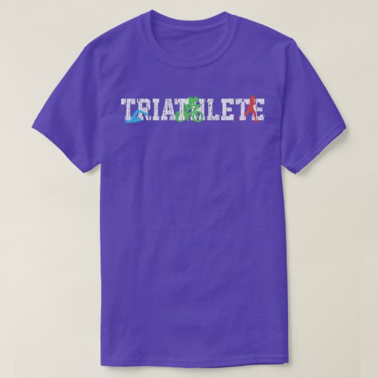 Triathlon Running Swimming Biking 2 Tシャツ (デザイン正面)