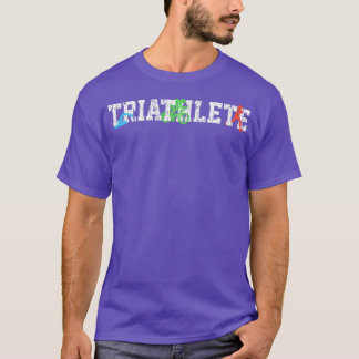 Triathlon Running Swimming Biking 2 Tシャツ