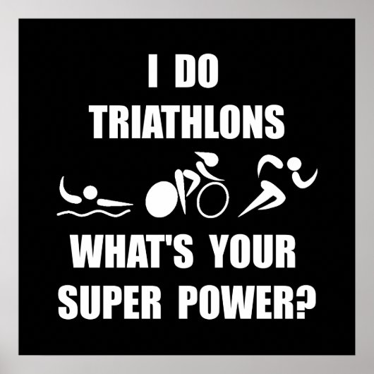 Triathlon Super Power ポスター (正面)