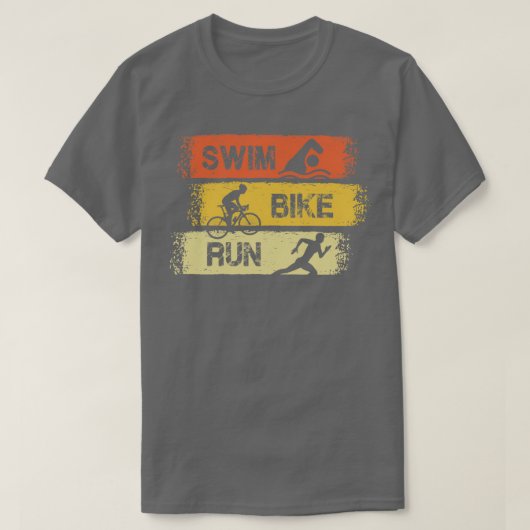Triathlon Swim Bike Run 22 Tシャツ (デザイン正面)