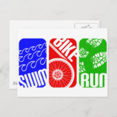 Triathlon TRIカラーブロック ポストカード (正面/裏面)