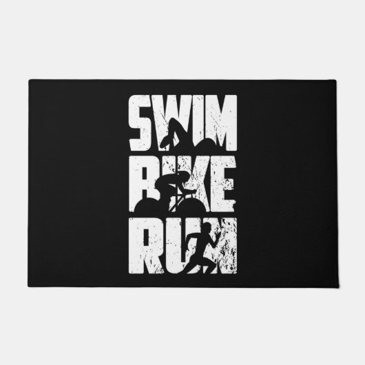 Triathlon Triathlet ドアマット (正面)