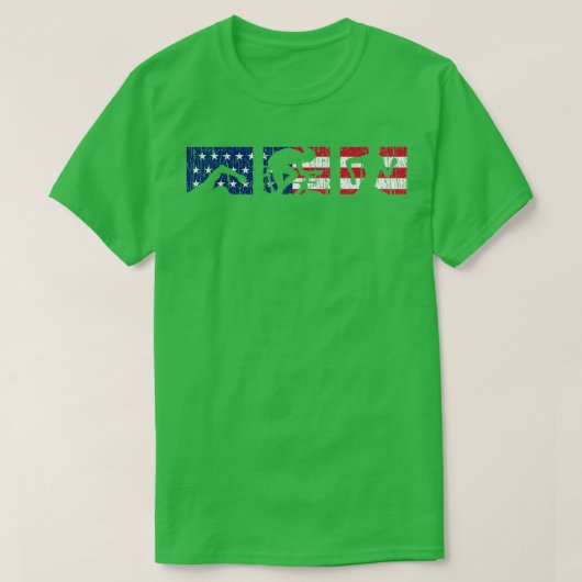 Triathlon Triathlete Run Bike Swim Tシャツ (デザイン正面)