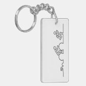 Triatlon. Zwemmen, wielrennen en hardlopen. キーホルダー (正面左)