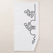 Triatlon. Zwemmen, wielrennen en hardlopen. バスタオル (バスタオル)