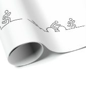 Triatlon. Zwemmen, wielrennen en hardlopen. ラッピングペーパー (ロールコーナー)