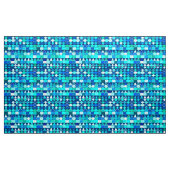 Tribal モダン Geometric、Denim Blues on Navy ファブリック (ヤード)