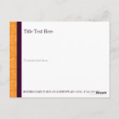 Tribal :02写真テンプレート用はがき ポストカード (裏面)