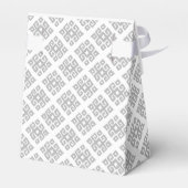 Tribal angular gray white you gift box感謝していを選択する フェイバーボックス (裏面サイド)