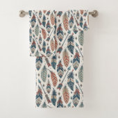 Tribal Arrows Towel Native Spirit for Your Home バスタオルセット (インサイチュ)