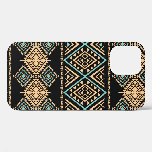 Tribal art pattern. Ethnic geometric print. Aztec Case-Mate iPhoneケース (裏面 (横))