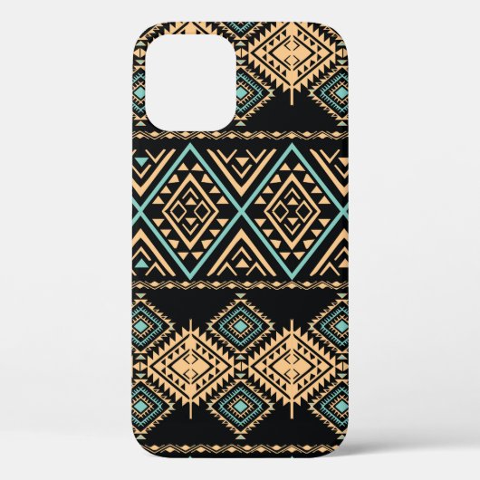 Tribal art pattern. Ethnic geometric print. Aztec Case-Mate iPhoneケース (裏面)