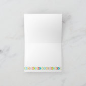 Tribal Baby アステカ Shower Thank You notes サンキューカード (内部)