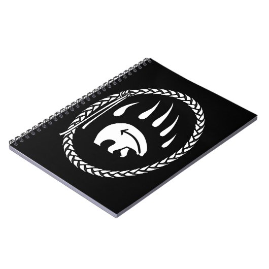 Tribal Bearジャーナルカスタム先住民アートノート ノートブック (左側)