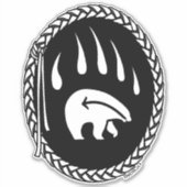 Tribal Bearステッカーカスタムデカール シール (正面)