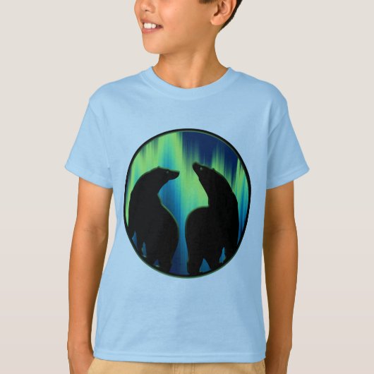 Tribal Bear Art Kid's Sweatshirts Bears Shirts Tシャツ (正面)