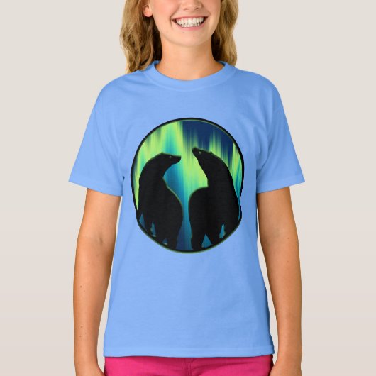 Tribal Bear Art Kid's Sweatshirts Bears Shirts Tシャツ (正面)