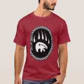 Tribal Bear Art Tシャツベアーツクローメンズティー Tシャツ (正面)