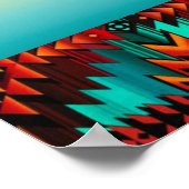 Tribal Bear Pawポスター ポスター (角)