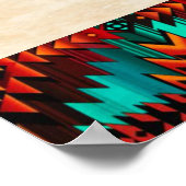 Tribal Bear Pawポスター ポスター (角)