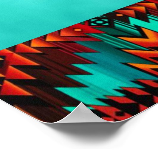 Tribal Bear Pawポスター ポスター (角)