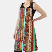 Tribal Boho Art:シームレスな背景テクスチャ エプロン (インサイチュ)