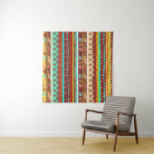Tribal Boho Art:シームレスな背景テクスチャ タペストリー (インサイチュ)