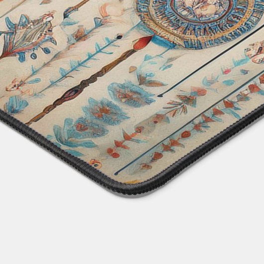 Tribal Boho Elementsデスクマット デスクマット (コーナー)