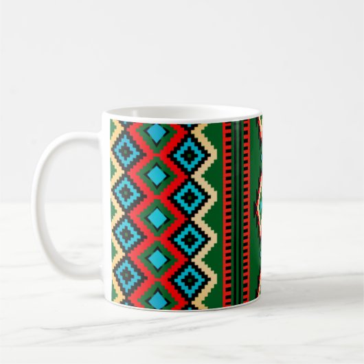 Tribal Chic Mug コーヒーマグカップ (左)