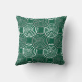 Tribal Circle Pattern Throw Pillow クッション (裏面)