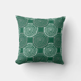 Tribal Circle Pattern Throw Pillow クッション