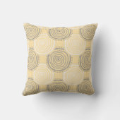 Tribal Circle Pattern Throw Pillow クッション (裏面)