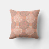Tribal Circle Pattern Throw Pillow クッション (裏面)