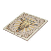 Tribal Cow Skull タイル (側面)