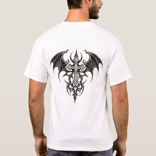 Tribal Cross Emblem Tシャツ (裏面)