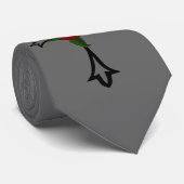 Tribal Cross With Red Rose Tie ネクタイ (ロール)