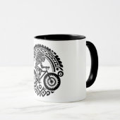 Tribal Cyclist マグカップ (正面右)