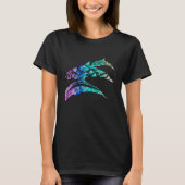Tribal Dolphin Pod Ocean Tシャツ (正面)