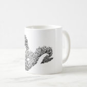 tribal dragon コーヒーマグカップ (正面右)