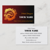 Tribal dragon 名刺 (正面/裏面)