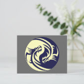 Tribal Dragons陰陽（カスタマイズ可能） ポストカード (スタンド正面)