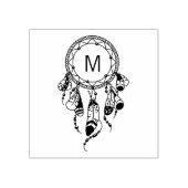 Tribal Dreamcatcher Boho Monogram ラバースタンプ (インプリント)