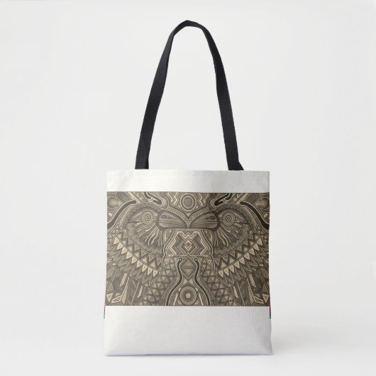 Tribal Eagle Art Tote Bag トートバッグ (正面)