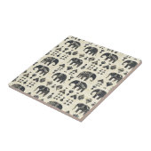 Tribal Elephant Boho Pattern (1) タイル (側面)