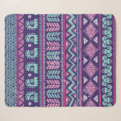 Tribal ethnic seamless シェルパブランケット (正面(横))