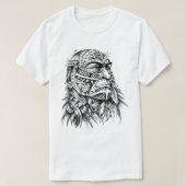 Tribal Face Art Tシャツ (デザイン正面)