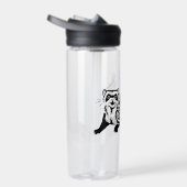 Tribal Ferret Tattoo Design ウォーターボトル (右面)