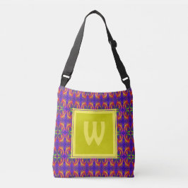 Tribal Fiery and your letter クロスボディバッグ