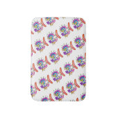 TRIBAL FROWNIE EMOJI MEEMOGIE バスマット (正面縦)