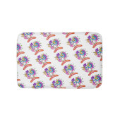 TRIBAL FROWNIE EMOJI MEEMOGIE バスマット (正面)